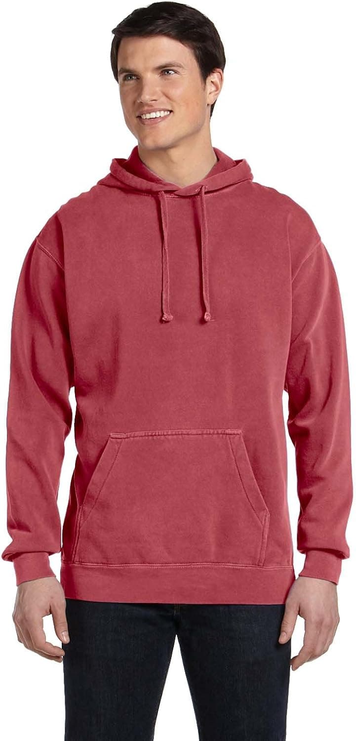 Comfort Colors 1567 9.5 oz. Garment-Dyed Pullover Hood - Crimson - 3XL