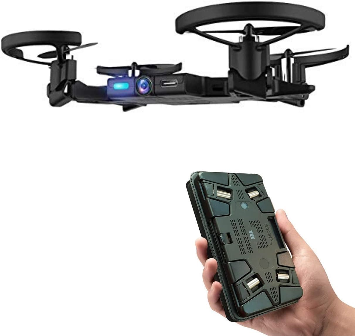 SELFLY Flying Phone Case Camera - The thinnest Ever Flying Drone with Camera, Always with You in Your Pocket, Autonomous Flight, Easy to use, Live Video (Universal Phone Case)