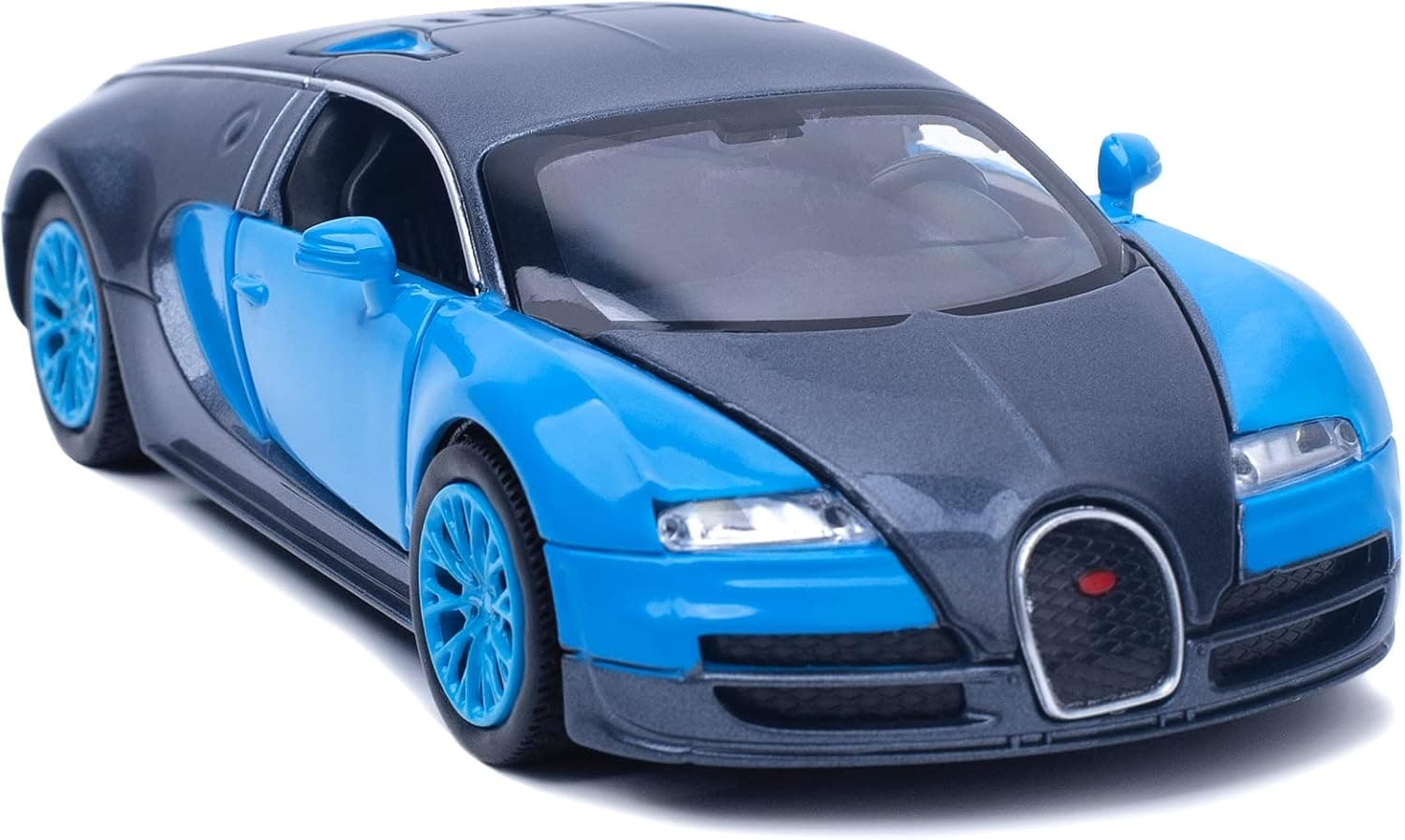 ZHMY 1:32 Bugatti Veyron Alloy Diecast car Model Collection Light&Sound Blue