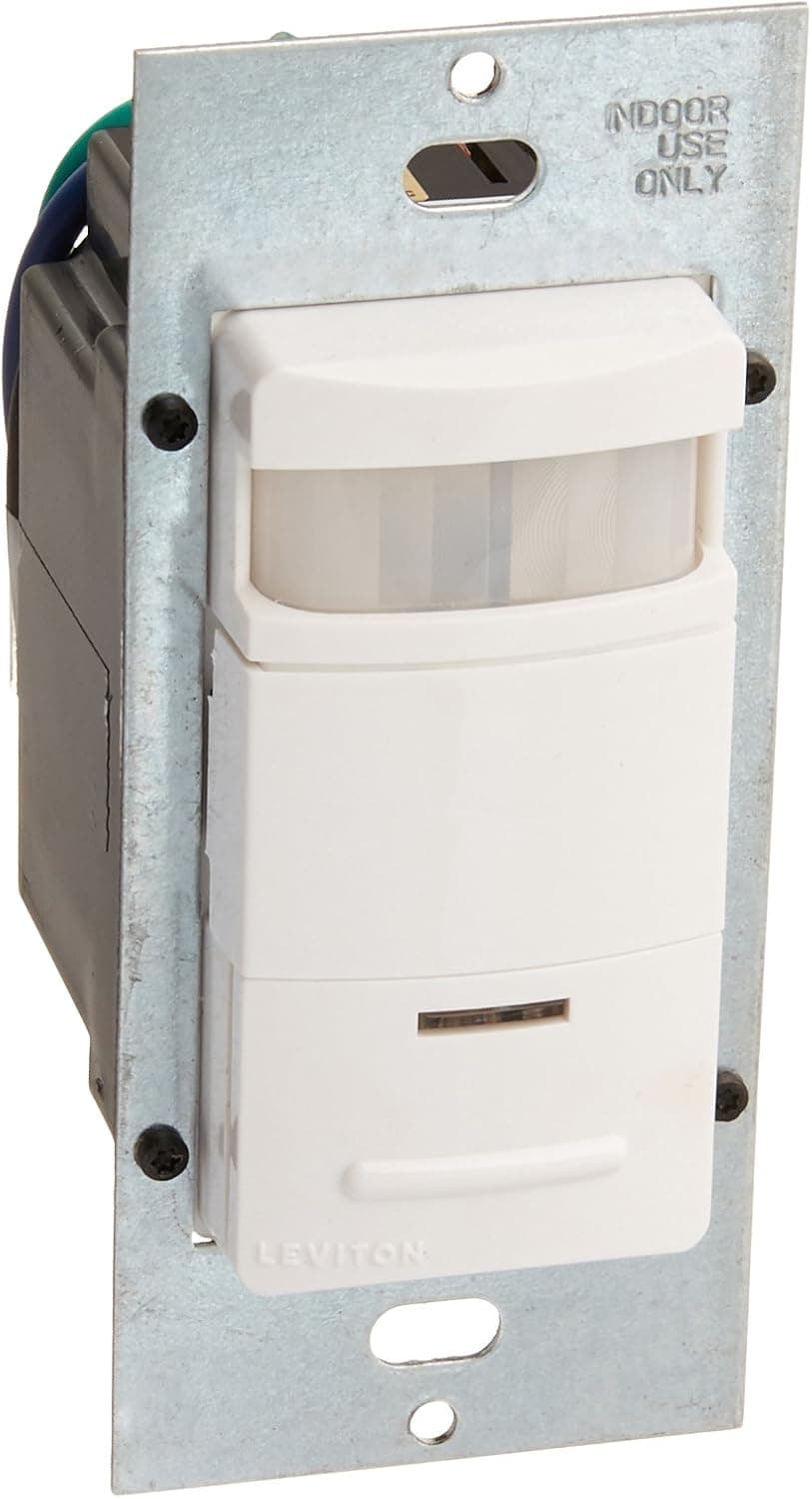 Leviton ODS10-IQW Decora Wall Switch Occupancy Sensor, White