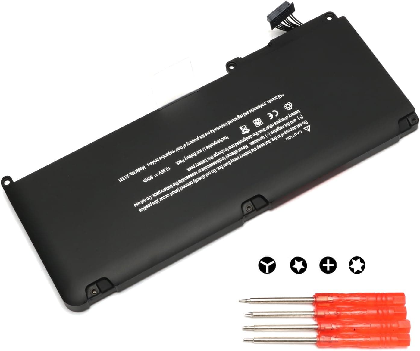 BULL Laptop Battery 60Wh 10.95V for Apple A1331 A1342 (for MacBook Late 2009 Mid 2010), fits: MC207LL/A MC516LL/A 661-5391 661-5585