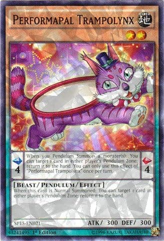YU-GI-OH! - Performapal Trampolynx (SP15-EN021) - Star Pack ARC-V - 1st Edition - Shatterfoil