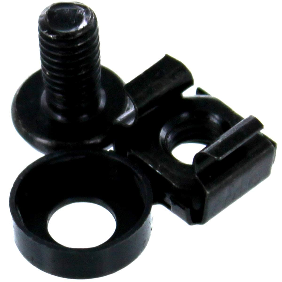 NavePoint M6 Cage Nuts and Screws for Rack Mount Server Shelves Cabinets Set of 10