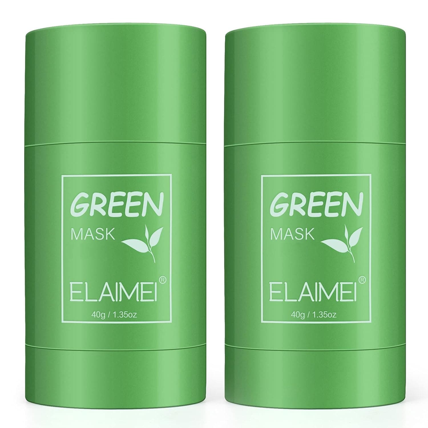 create newlife Green Tea Mask,Deep Clean Pore,Face Moisturizes, Oil Control, Improves Skin,for All Skin Types Men And Women(2Pack)