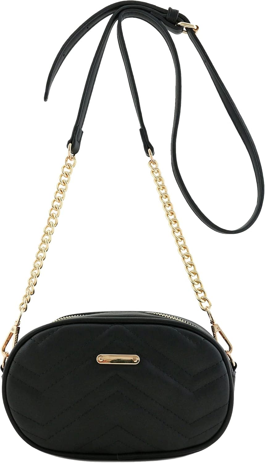Quilted Small Versatile Purse Fanny Pack Waist Bag Crossbody