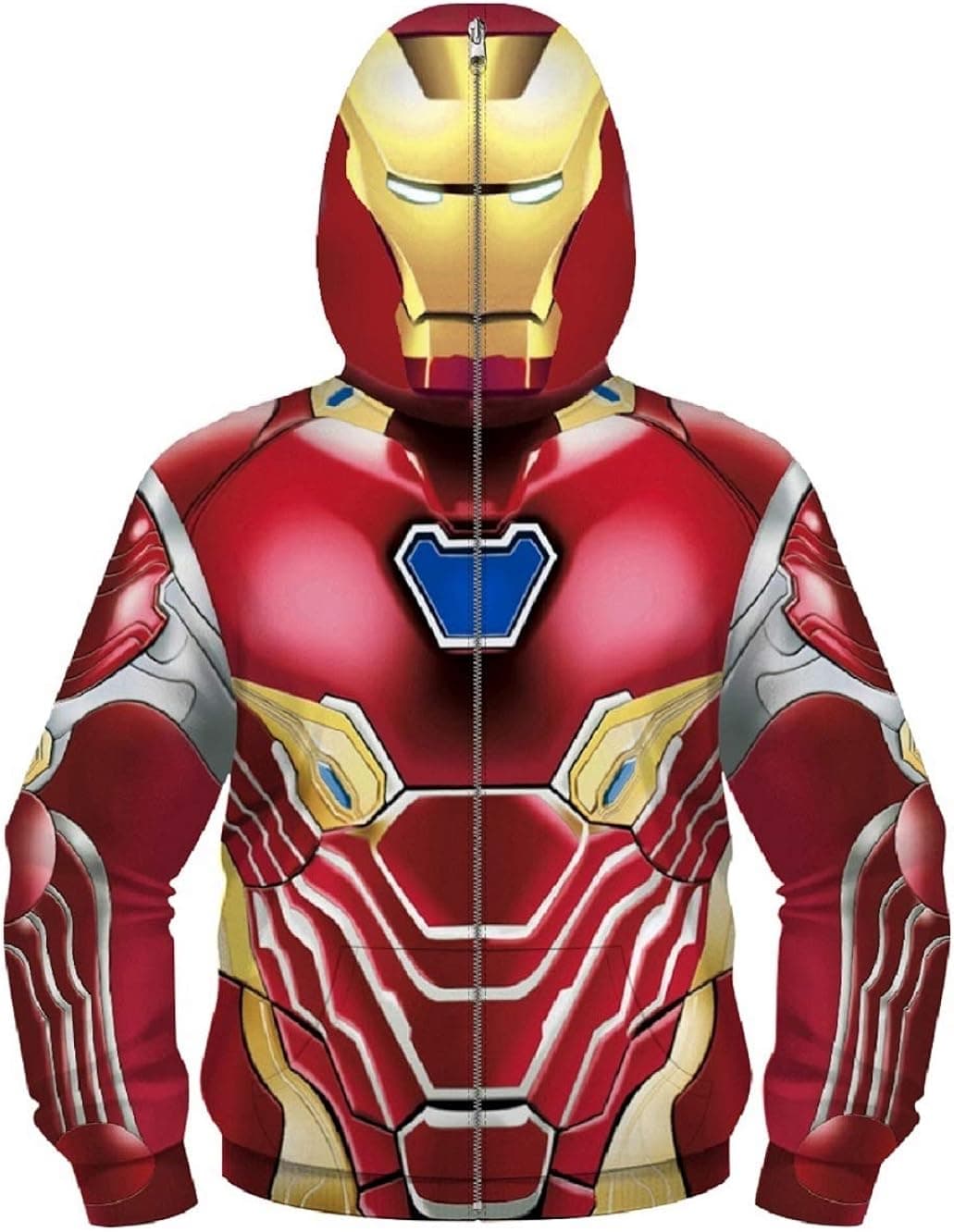 Kids Hoodie For Boys Girls 3D Printed Full Zip Hooded Sweatshirt Cosplay Comics Costume Hoodie Pullover