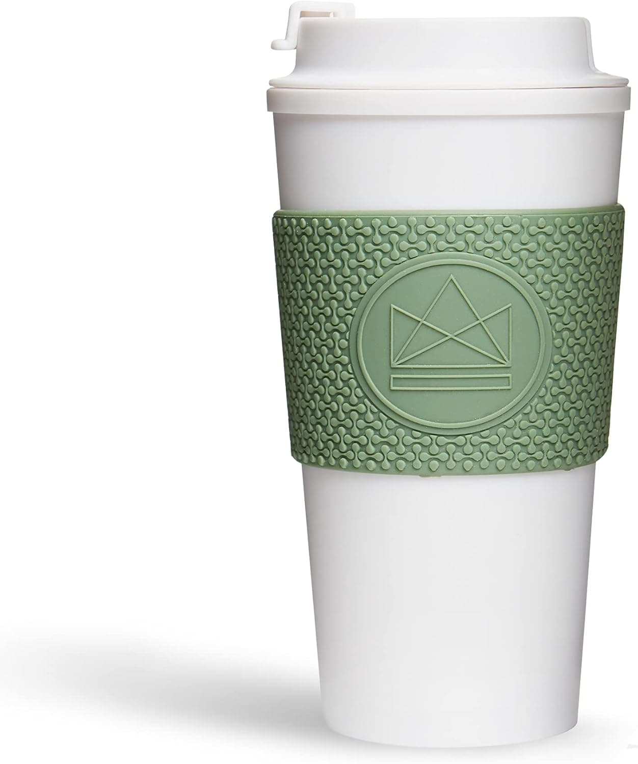 Neon Kactus 16oz/460ml | Double Walled Travel Mug/Tumbler | Reusable Coffee Cup | Fully Leakproof Lid | Keeps your Drink Hot & Cold | 100% Recyclable - Happy Camper 16oz 2.0