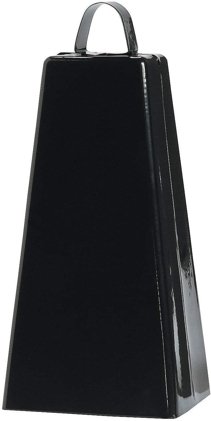 Fun Express - Black Jumbo Cowbell (pc) - Toys - Noisemakers - Spirit Noisemakers - 1 Piece