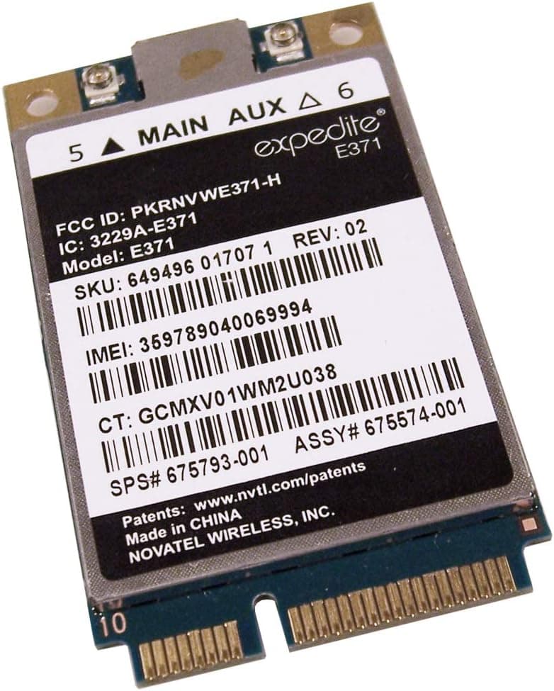HP 675793-001 lt2523 LTE/HSPA+ mobile broadband minicard module