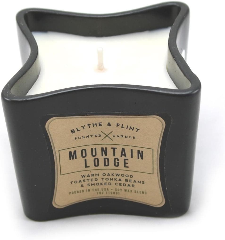 Blythe & Flint Mountain Lodge Scented Candle In Ceramic Container