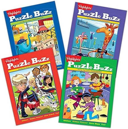 Highlights Puzzle Buzz - Set of 4 Books for Ages 5 to 6
