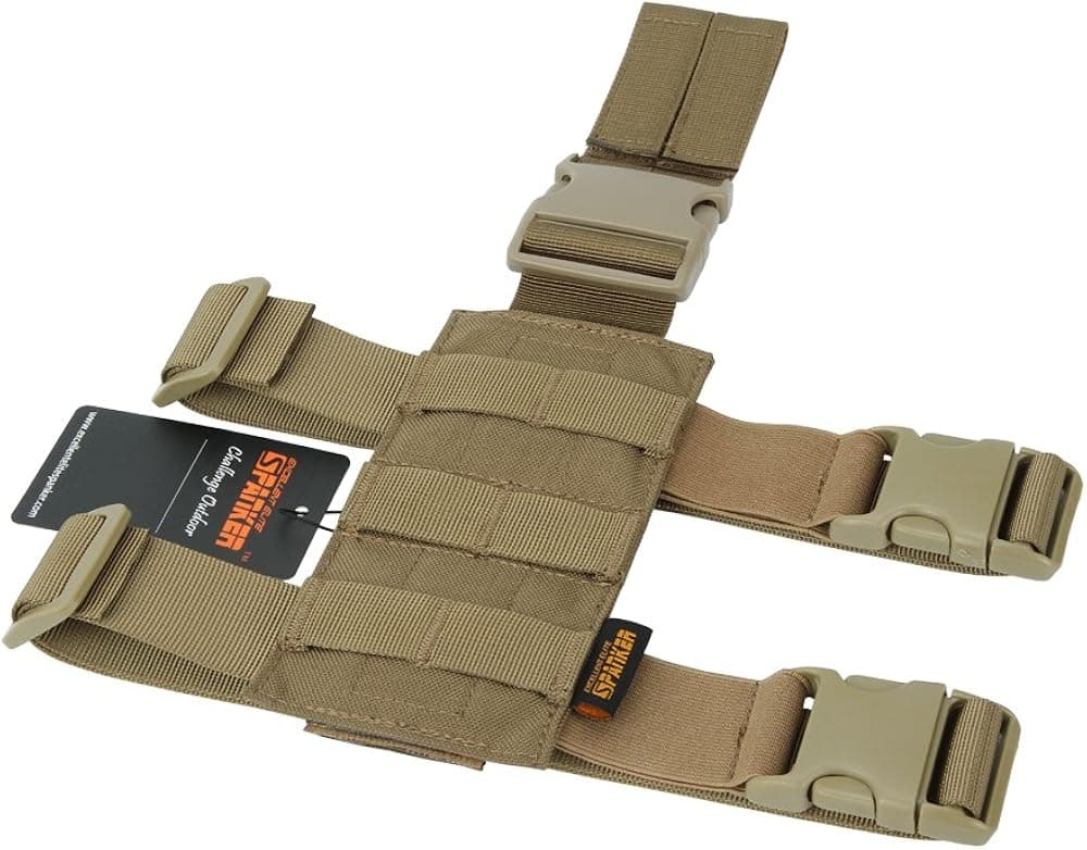 EXCELLENT ELITE SPANKER Tactical Drop Leg Holster Adjustable Drop Leg Platform Molle Module Universal Bag for Left/Right Leg