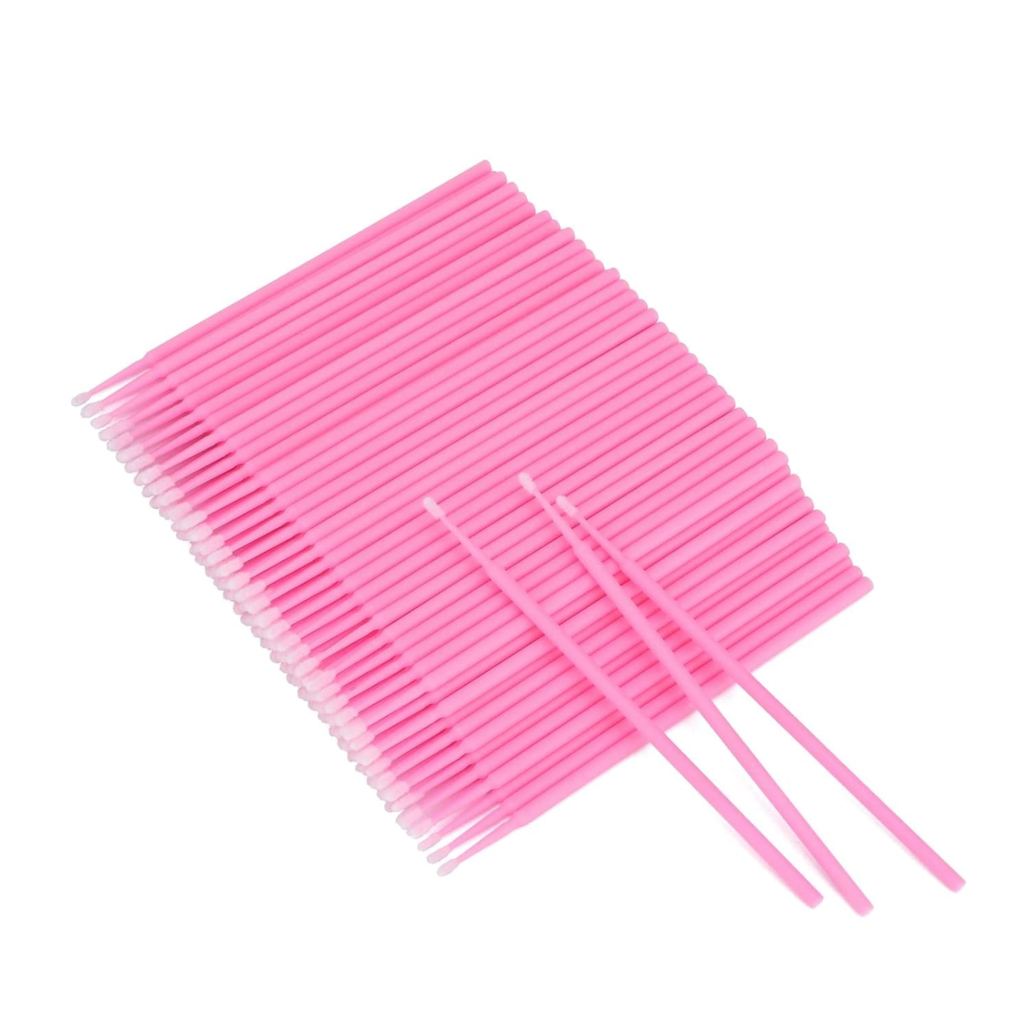 500PCS Disposable Micro Applicators Brush for Makeup and Personal Care Cosmetic Micro Brush, Microswabs for Eyelash Extensions, Nails, Eyeliner(Head Diameter: 2.0mm)- 5 X 100 PCS
