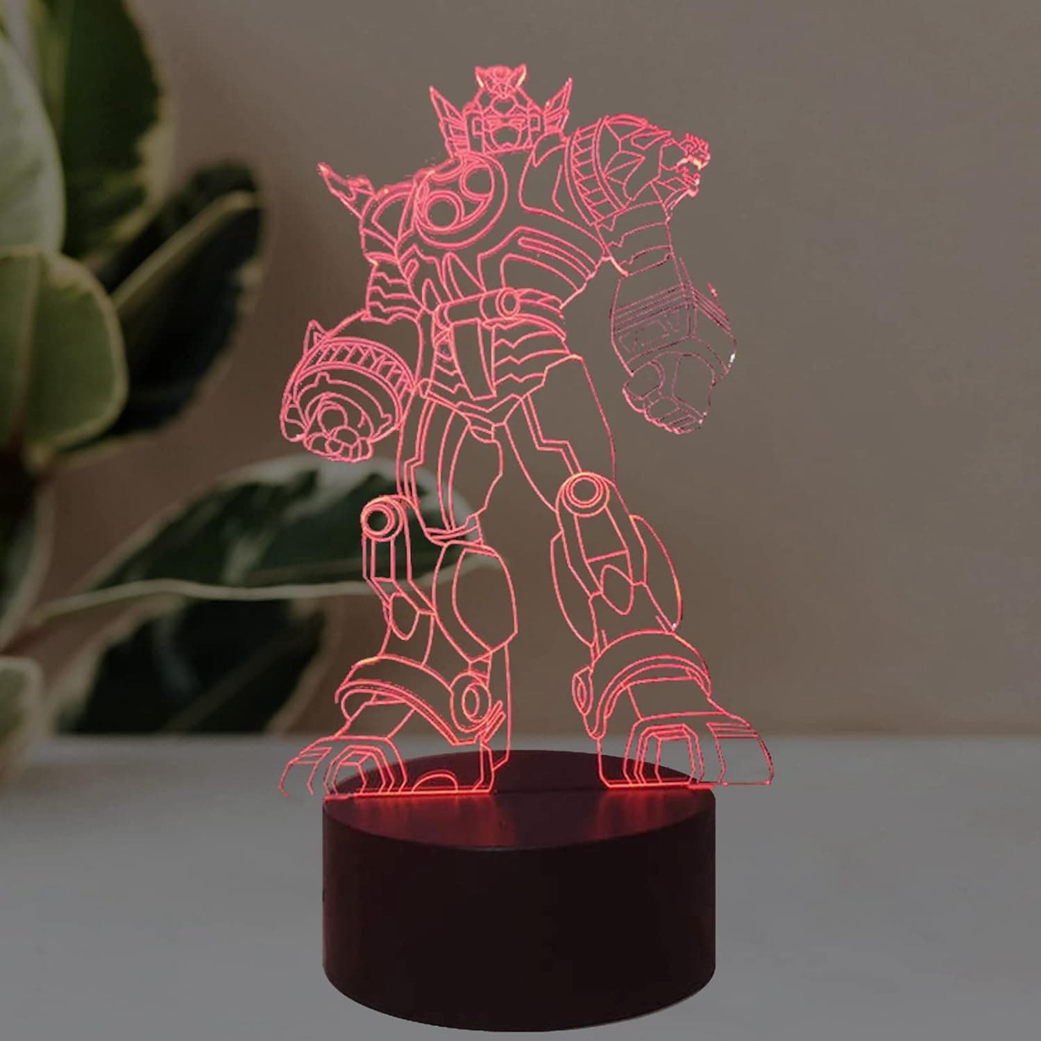 Bumblebee 3D Night Light, USB Remote Control Desk Lamp Touch Bedside Lamp Bedroom Decoration Light, 7 Colors LED Anime Table Lamp, Kids Teen Lighting