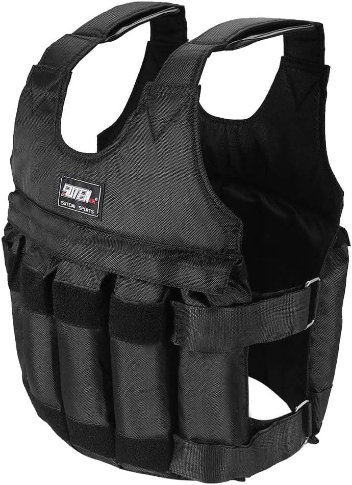 Workout Weighted Vest for Women Men,Adjustable Weight 110LB Exercise Training Fitness Body Weight Vests for Running, Training Workout, Jogging, Walking