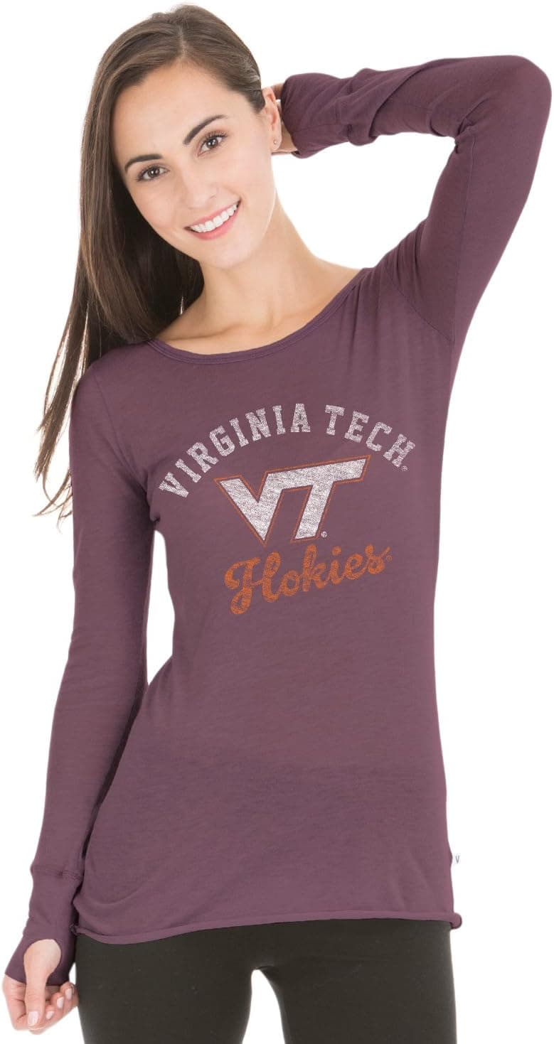 NCAA Women's Layla Long Sleeve Tee with Thumbholes