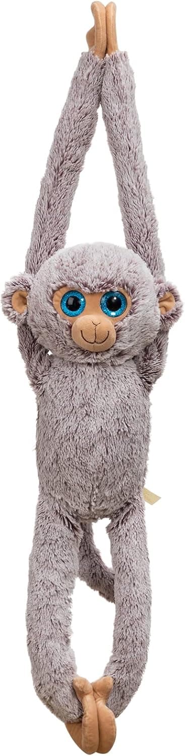 WENMOTDY Hanging Monkey Plush Toy Cute Stuffed Animal Gift for Kids Grandchildren Friends Family Gray 35 inch