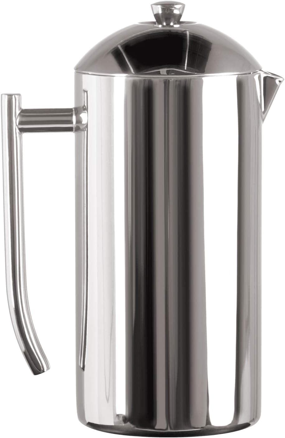 Frieling USA Double-Walled Stainless-Steel French Press Coffee Maker, Polished, 8 Ounces