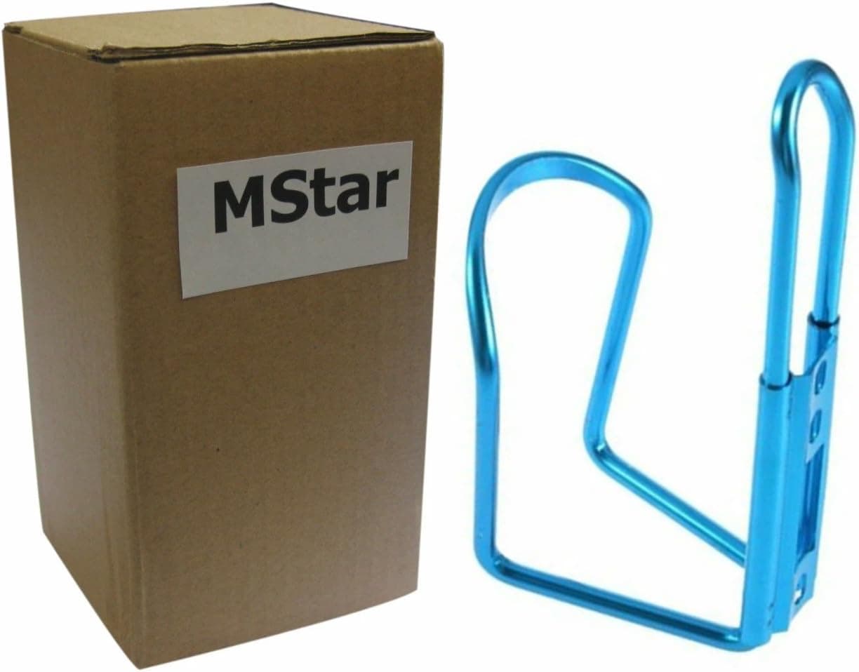 Mstar Outdoor Sports Cycling Bike Bicycle Water Bottle Cage Aluminum Alloy Holder Rack(Blue)