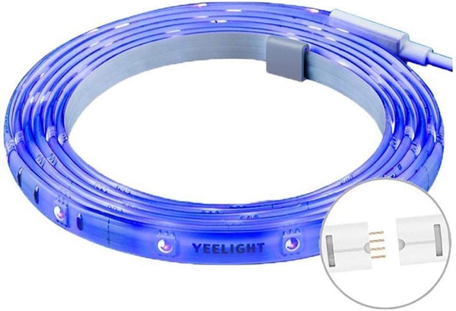 Yeelight Lightstrip 1S,16 Million Colors WiFi RGB Strip for Mi Home APP, Smart Phone Control, Compatible with Alexa, Google Assistant Remote Voice Control (Lightstrip)