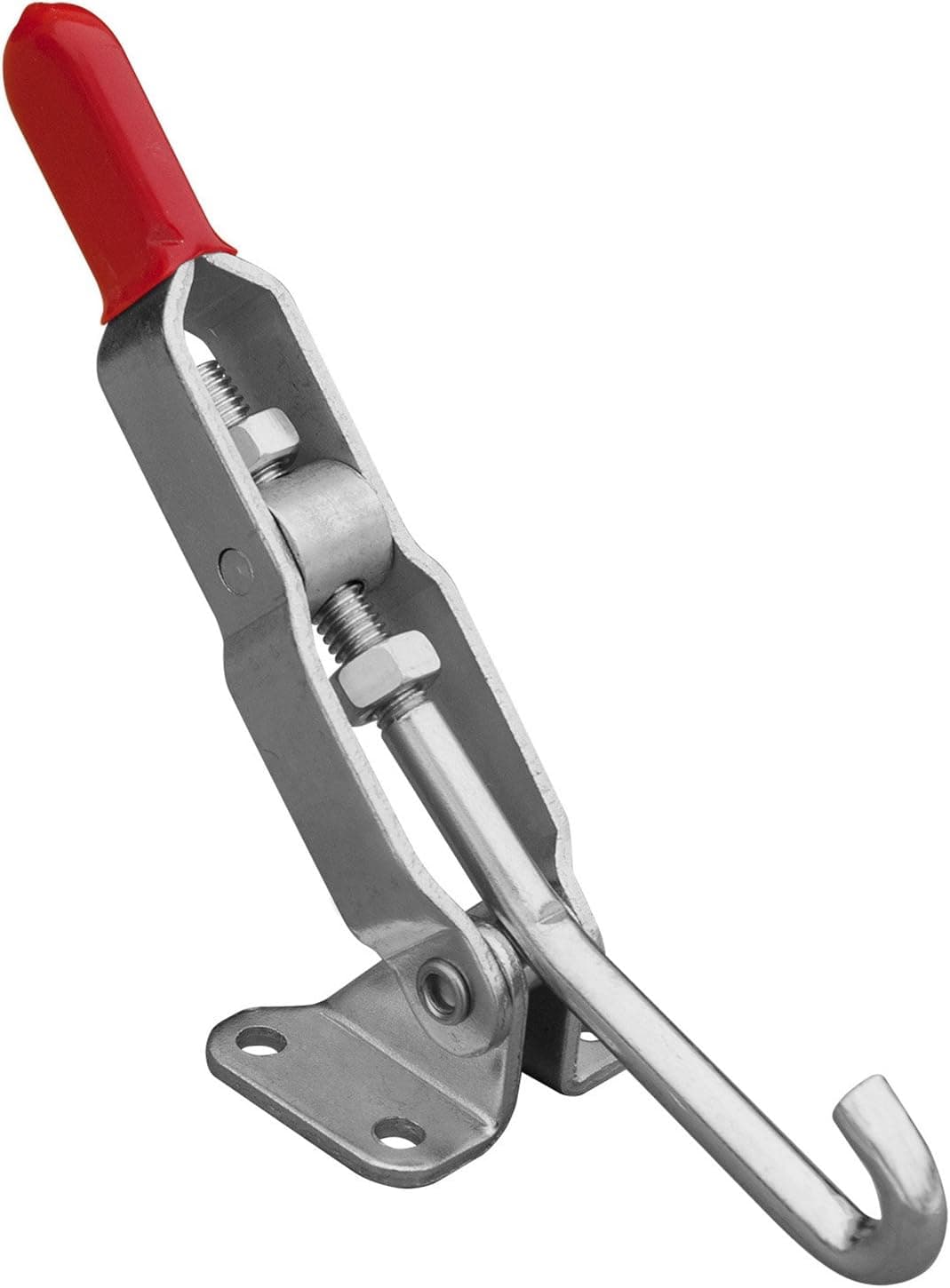 POWERTEC 20308 J Hook Toggle Clamp 451 w Hook Type Draw Latch Pull Action – 375 lb Holding Capacity, 1PK
