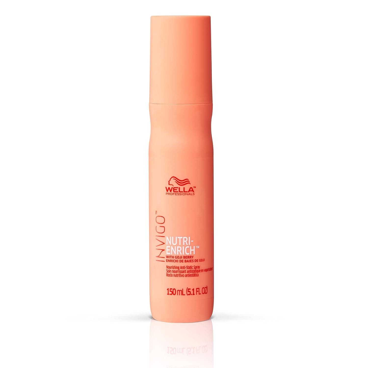 Wella Professionals Invigo Nutri-Enrich Deep Nourishing Anti-Static Spray, Professional Moisturizing Hair Spray For Dry & Damaged Hair, 5.07 oz