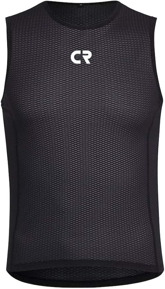 Coconut Ropamo CR 2 Pack Men's Cycling Base Layer Vests Sleeveless Quick Dry Bike Tank Top Breathable Bike Riding Undershirt