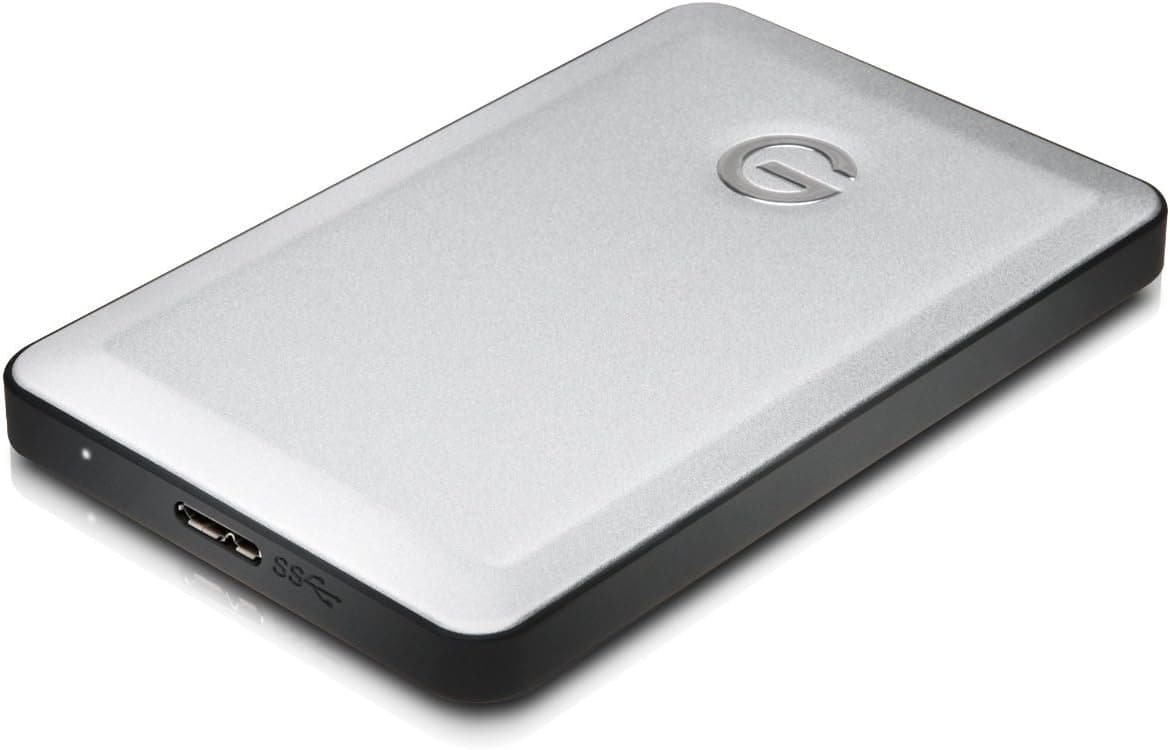 G-Technology G-DRIVE mobile USB Portable USB 3.0 Hard Drive 1TB (5400RPM) (0G02428) (Certified Refurbished)