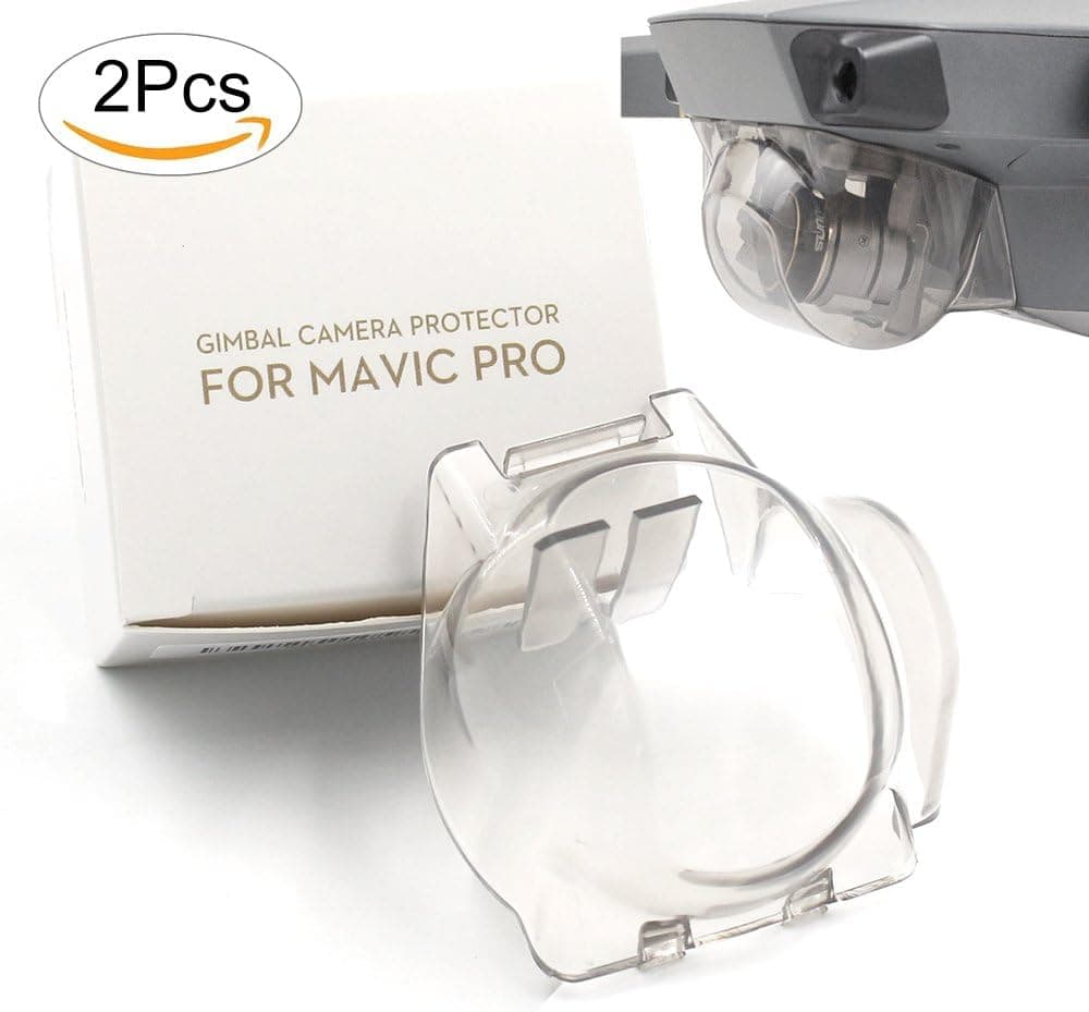Fomei Top Quality 2 Pack Lens Filter Gimbal Cover Camera Protector Drone Accessory For DJI Mavic Pro Transparent Gray