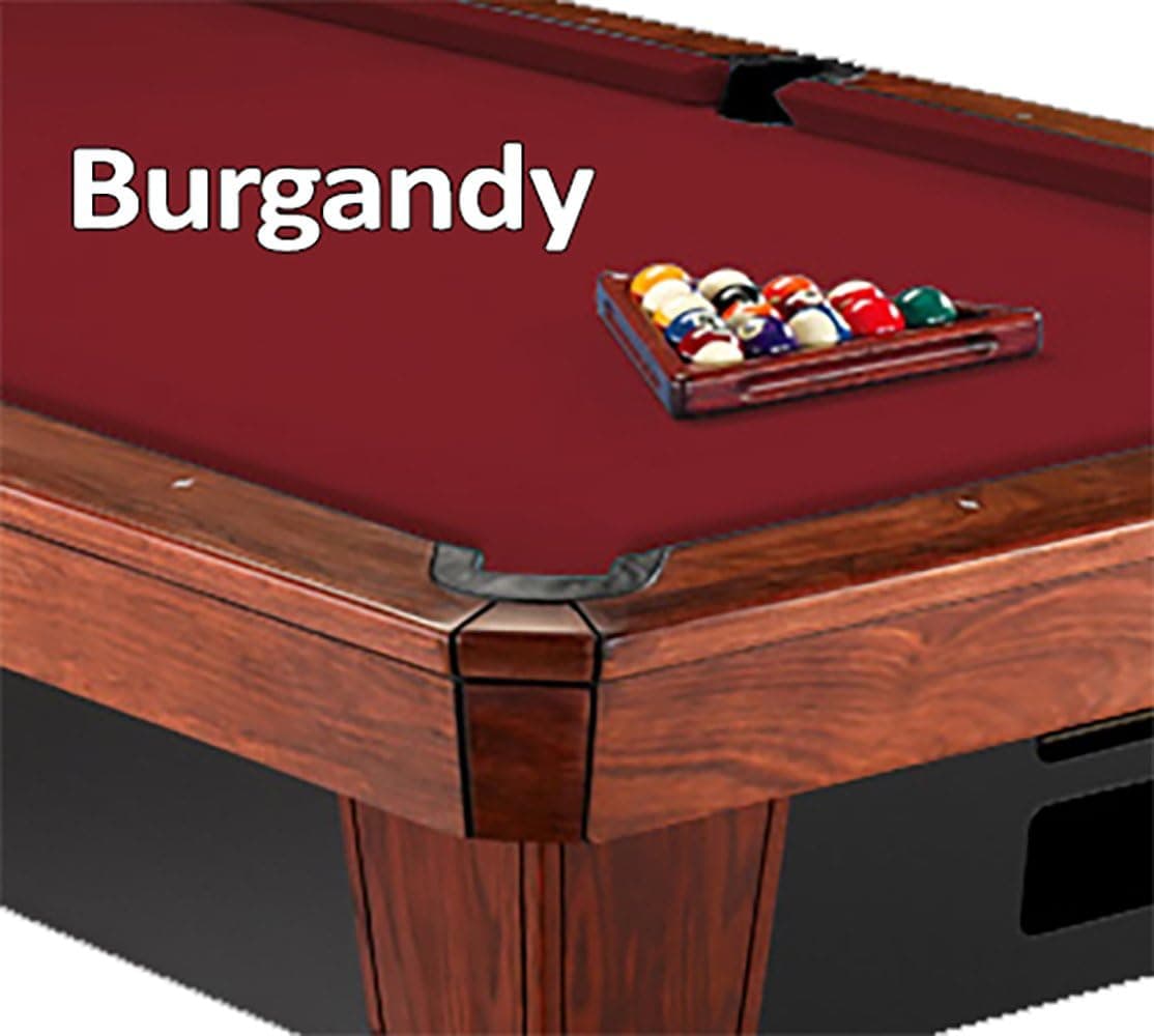 Simonis Burgundy Billiard Cloth- 8 Foot Cut