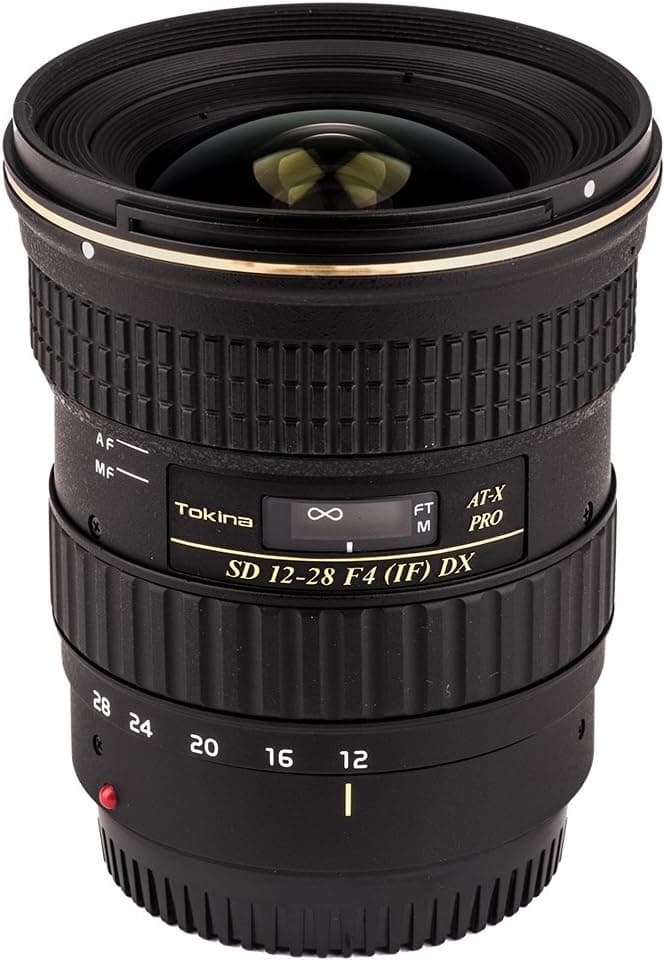 Tokina ATXAF128DXC 12-28mm f/4.0 Pro APS-C Lens for Canon, Black