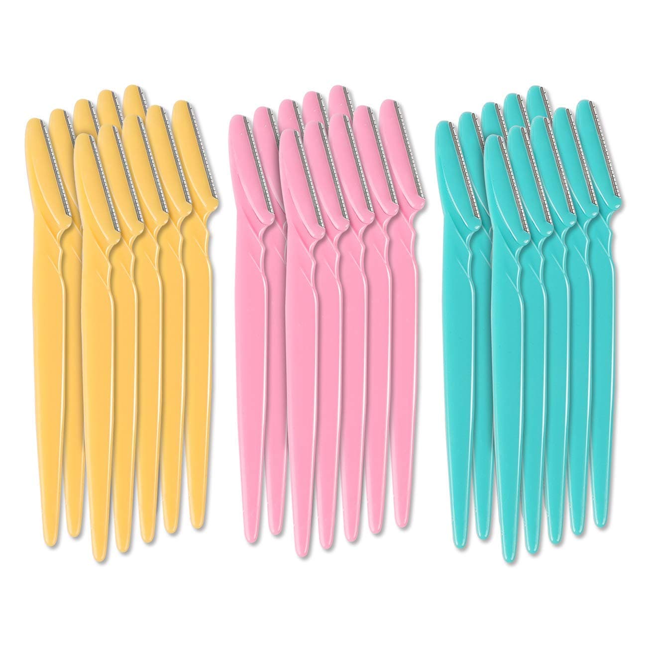 40Pcs Eyebrow Razors Multipurpose Exfoliating Dermaplaning Tool Face Razor and Eyebrow Razors For Women Man With Precision Cover
