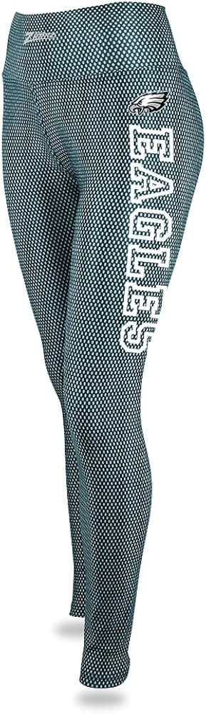 Zubaz Officially Licensed NFL Women's Printed Mesh Leggings, Team Color