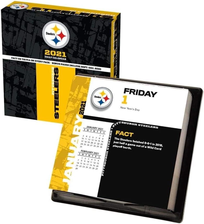 TURNER Sports Pittsburgh Steelers 2021 Box Calendar (21998051451)