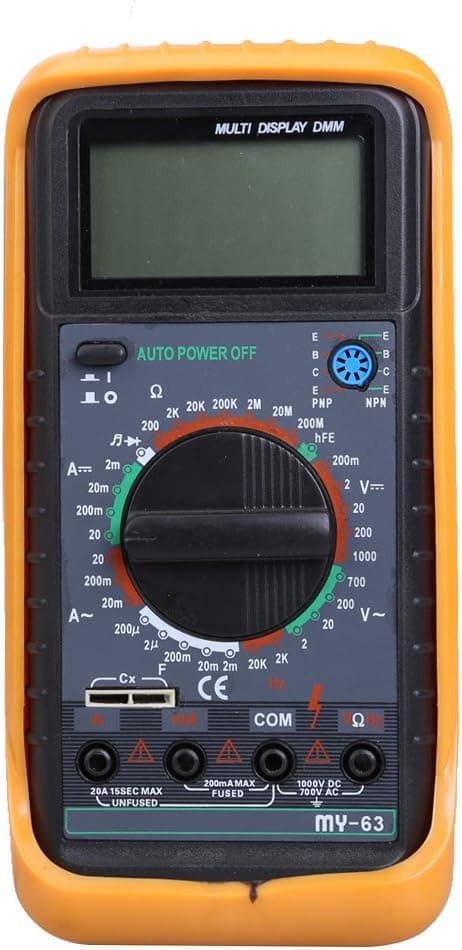 Vktech MY-63 AC 700V DC 1000V Manual Digital Multimeter Meter 20A 200M ohm MAX1999