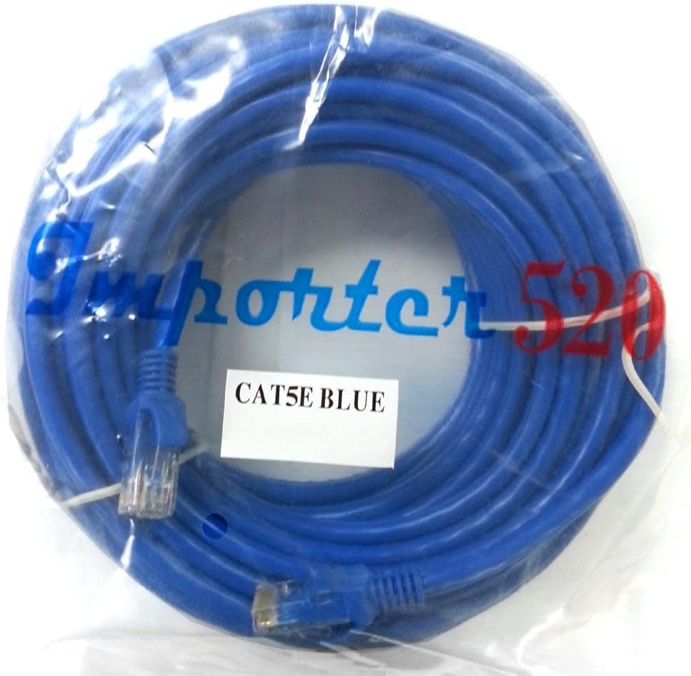 Importer520 150ft 50m Blue 150' Ft Rj45 Cat5 Cat5e Ethernet Lan Network Internet Computer Patch Cable