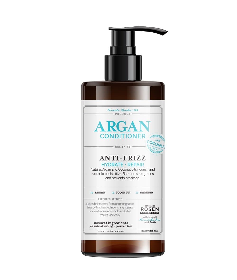 Rosen Apothecary Natural Argan & Coconut Oils Hair Conditioner 32oz / 960ml