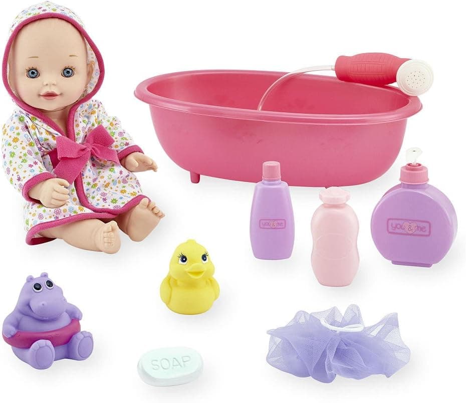 DREAM COLLECTION 12" Bath Time Baby Doll