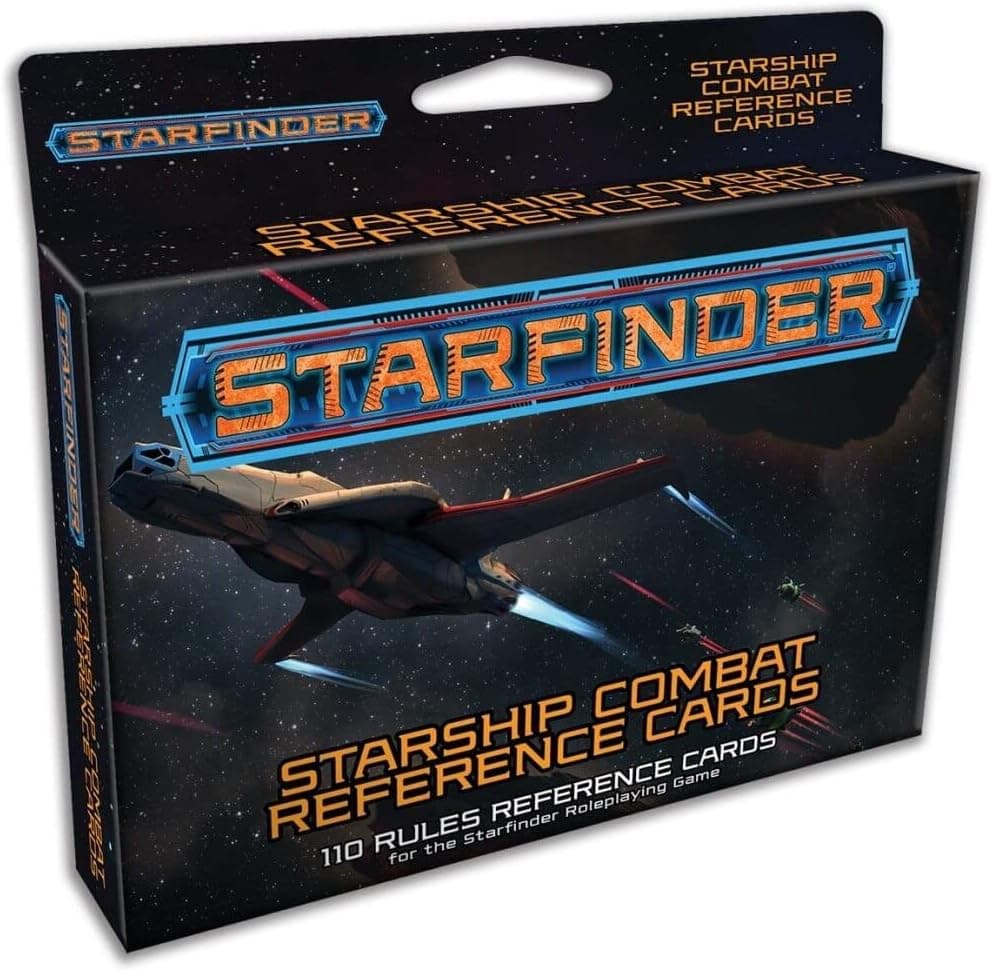 Paizo Starfinder RPG Starship Combat Reference Cards Deck