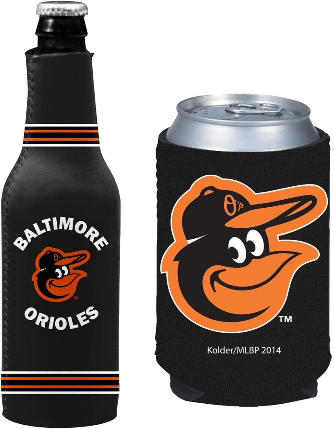 MLB Baseball Can & Bottle Holder Insulator Beverage Cooler
