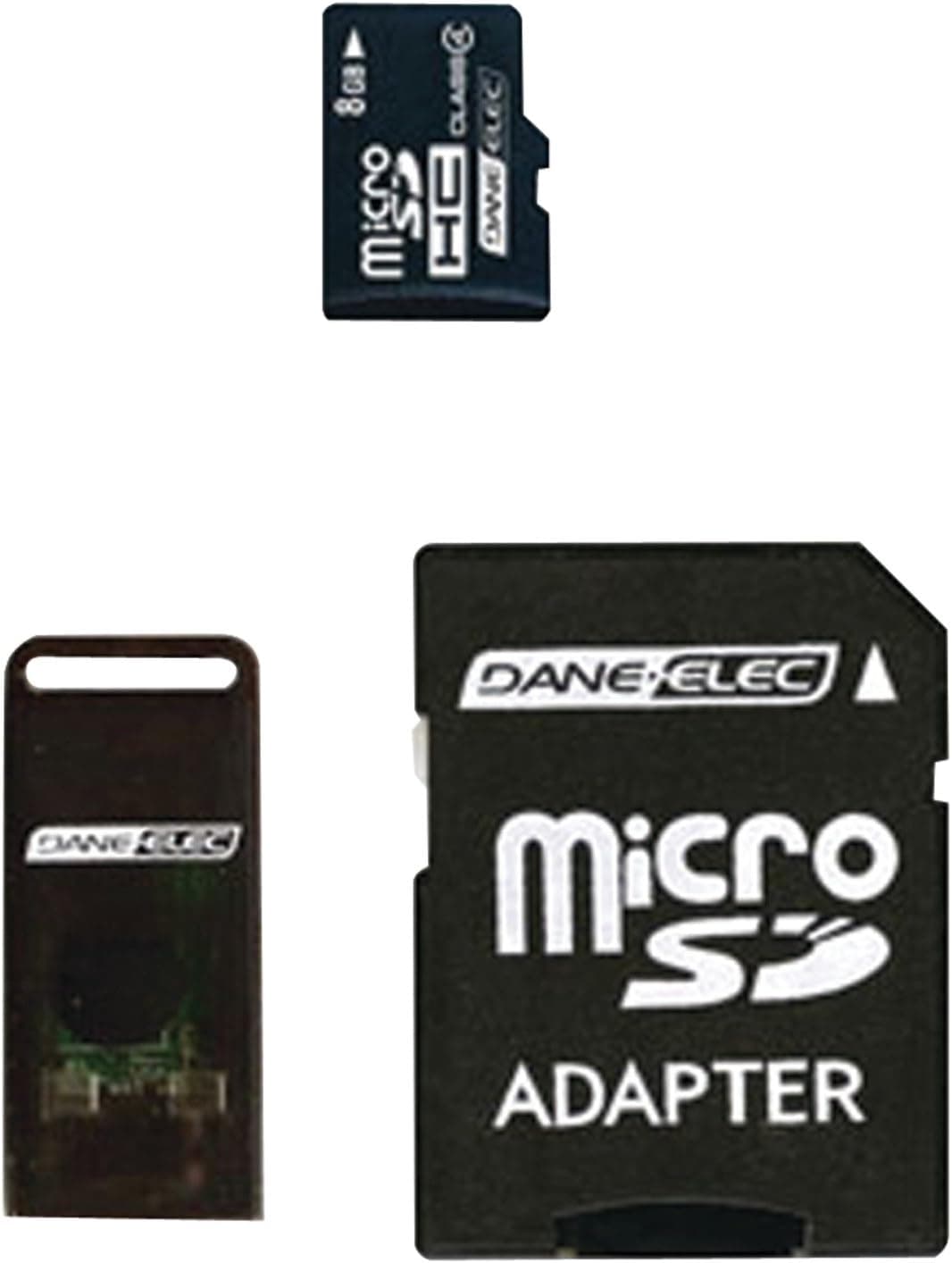 Dane-Elec 8 GB MicroSD Card (DA-3IN1-08G-R)
