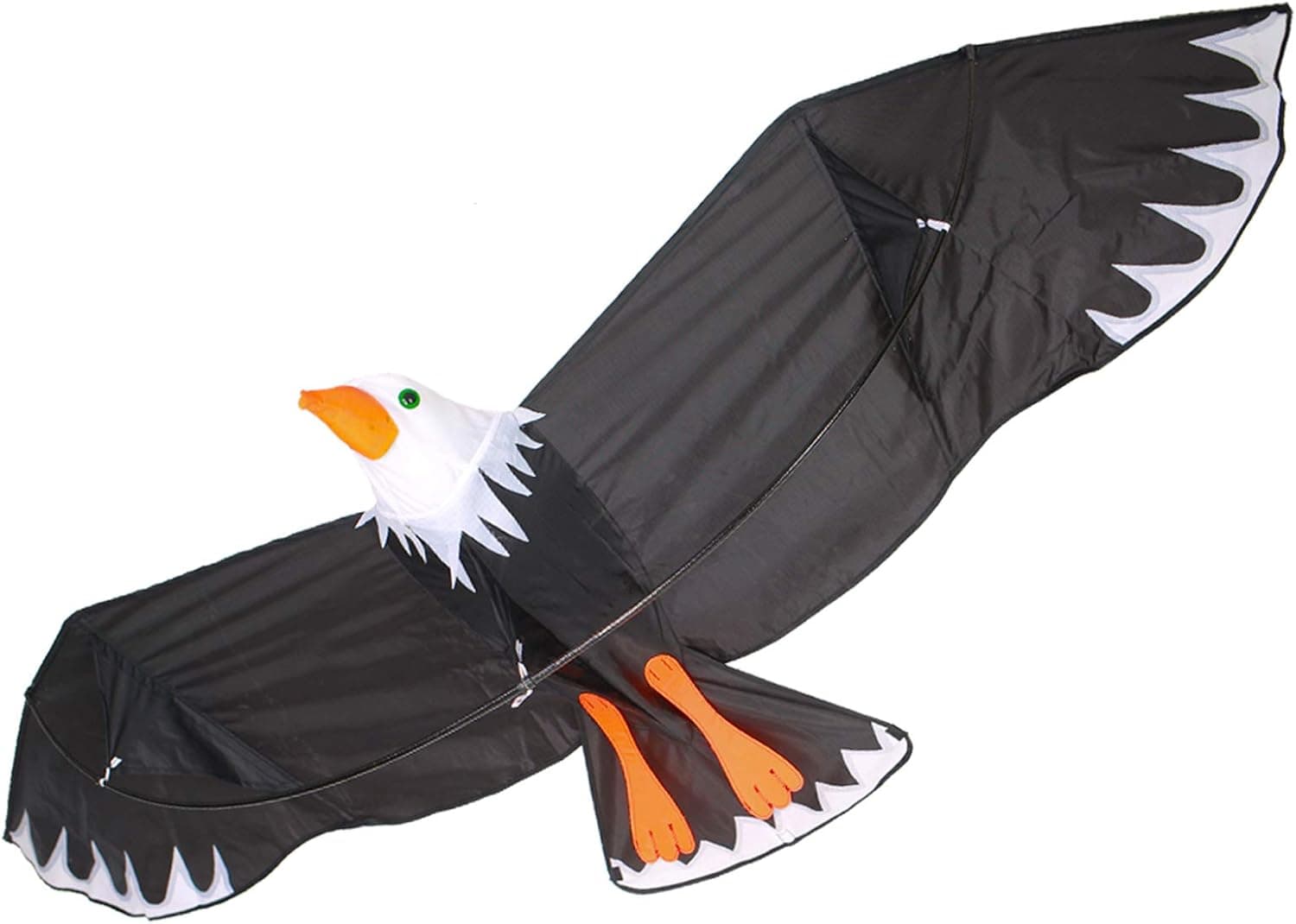 Huge Bald Eagle Kites 78 inch Large 3D Bird Kite Easy Flyer for The Beach Park,Nylon Fabric Outdoor Toys with Flying Tool