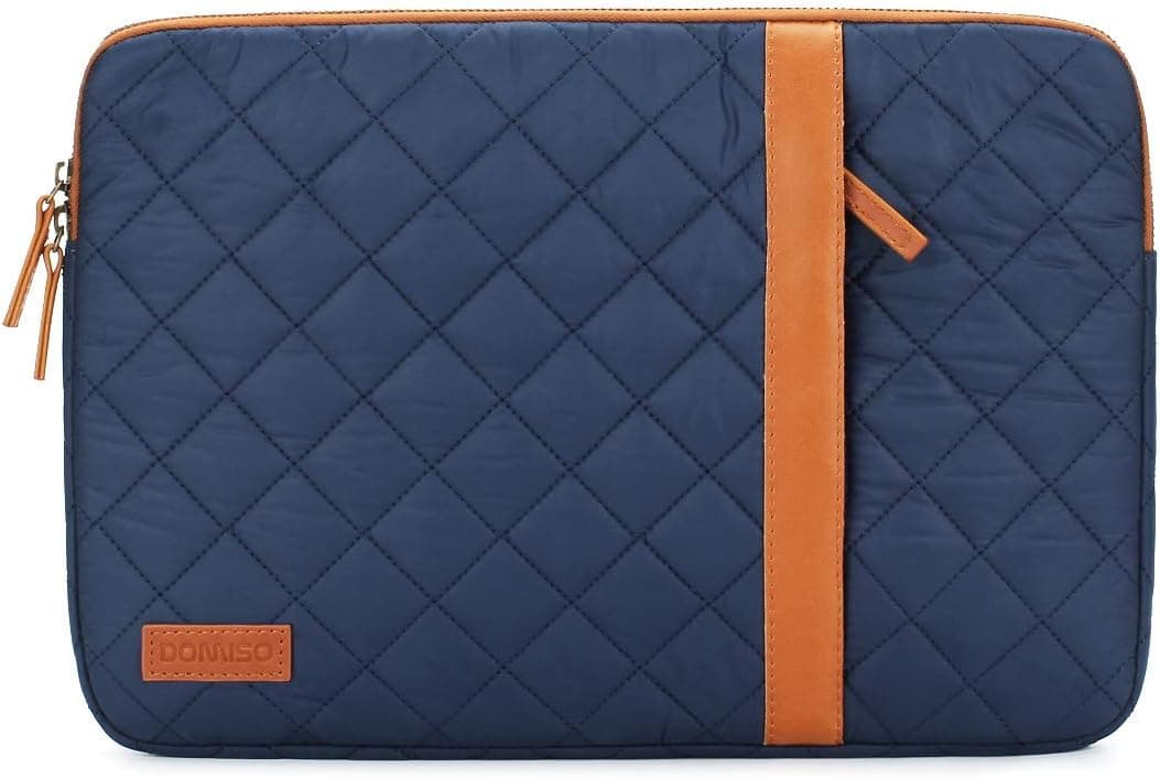 DOMISO 15.6 Inch Laptop Sleeve Diamend Foam Nylon Soft Computer Accessory Case Bag for 15.6" Samsung Notebook Odyssey/HP/Lenovo/Acer/Asus/Dell, Blue