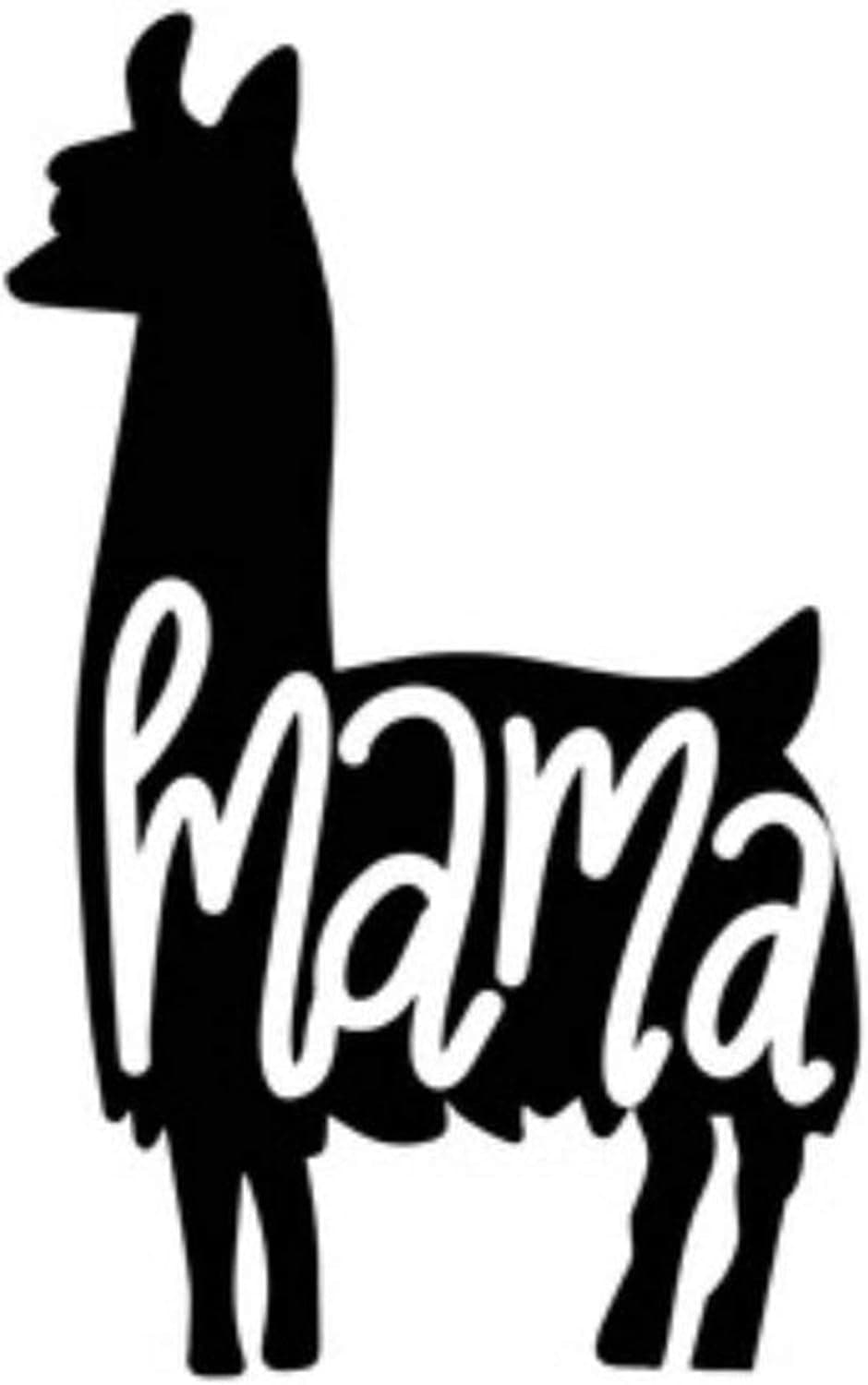 YINGKAI Mama Llama yeti Tumbler Decal Cup, Vinyl Decal, Car Decal Sticker for Car Window Bumper Sticker Truck Laptop Walls Kids Vinyl Decal Home Decoration
