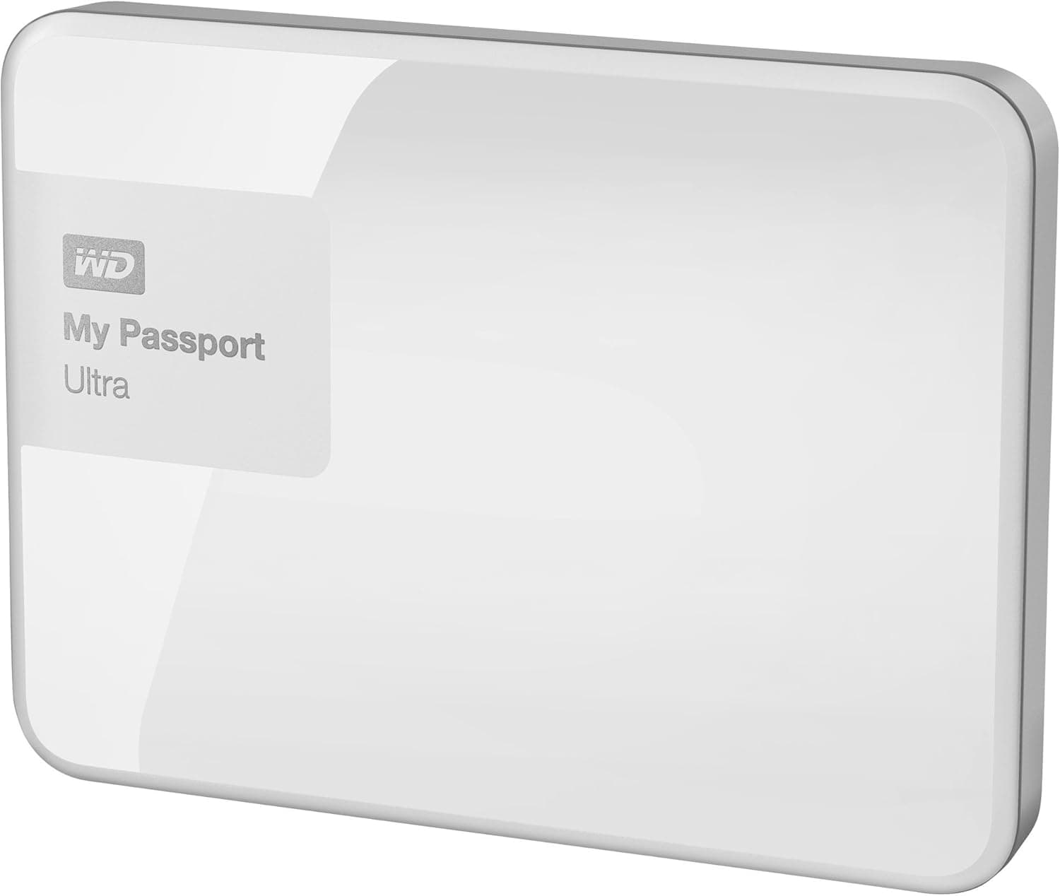 WD 2TB White My Passport Ultra Portable External Hard Drive - USB 3.0 - WDBBKD0020BWT-NESN [Old Model] (Renewed)