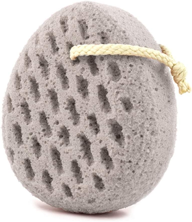 BAIMEI Bath Sponge, Soft Shower Sponge, Body Luffa Sponge (2pcs,Gray)