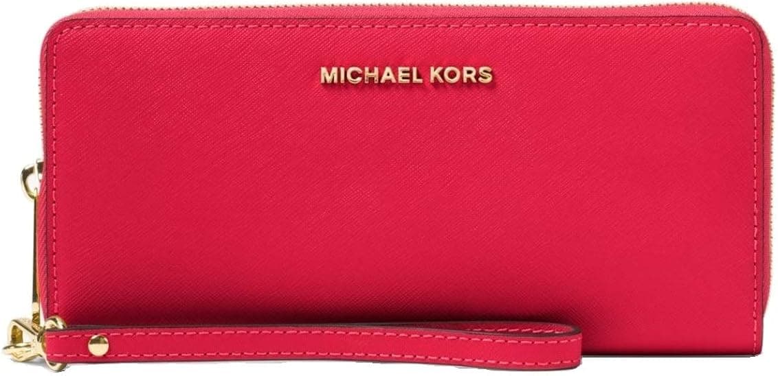MICHAEL MICHAEL KORS Jet Set Travel Leather Continental Wristlet