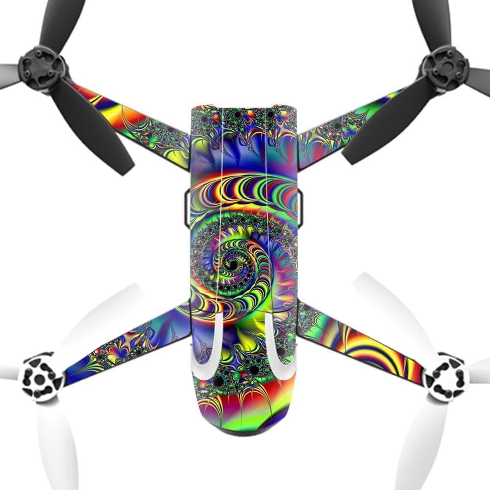MightySkins Skin Compatible with Parrot Bebop 2 - Acid | Protective, Durable, and Unique Vinyl Decal wrap Cover | Easy to Apply, Remove, and Change Styles | Made in The USA