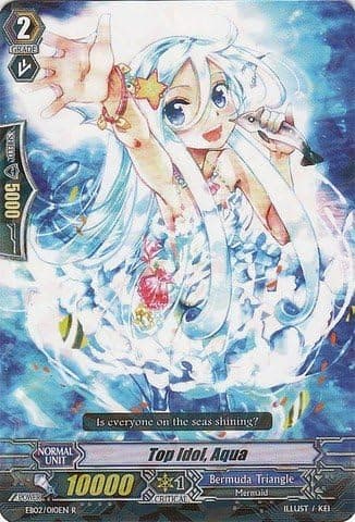 Cardfight!! Vanguard TCG - Top Idol, Aqua (EB02/010EN) - Banquet of Divas