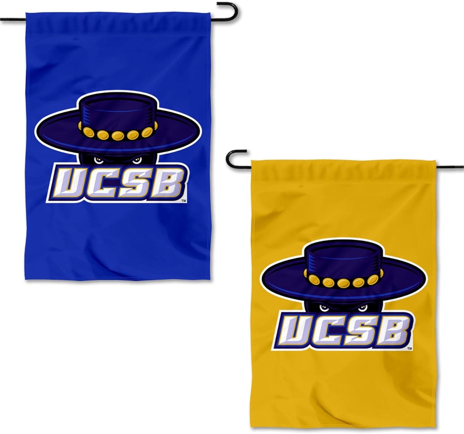UC Santa Barbara Gauchos Dual Logo Garden Flag